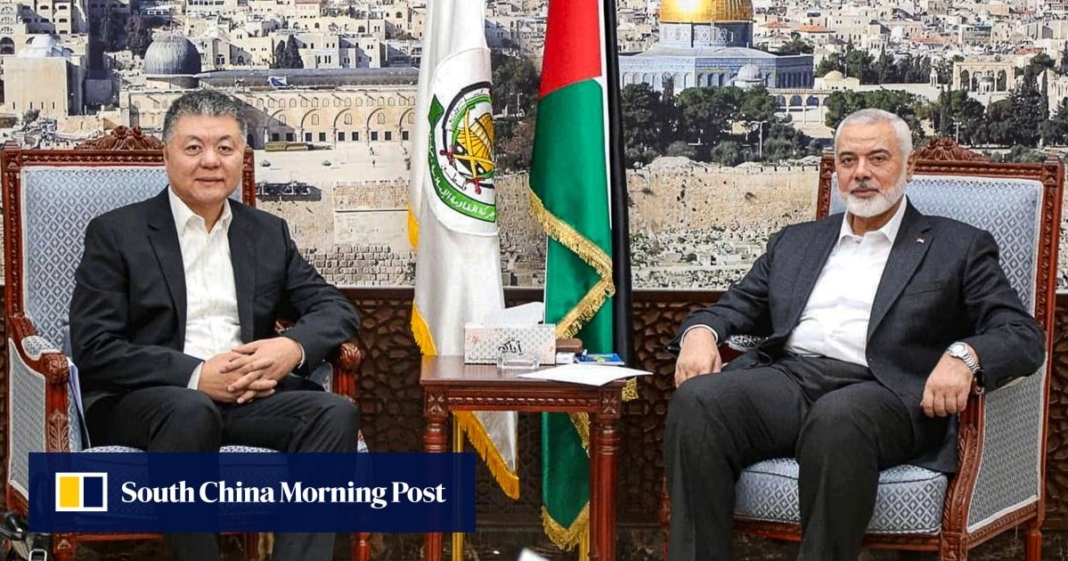 Chinese envoy meets Hamas political leader in Qatar to discuss ‘Gaza conflict and other issues’