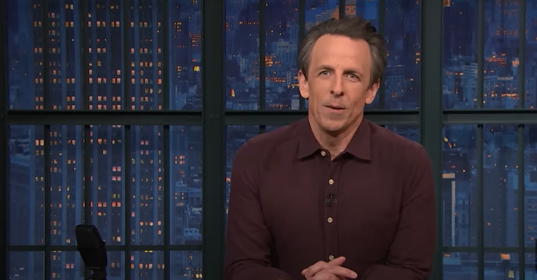 Seth Meyers weighs in on Trump’s apparent praise of Hitler