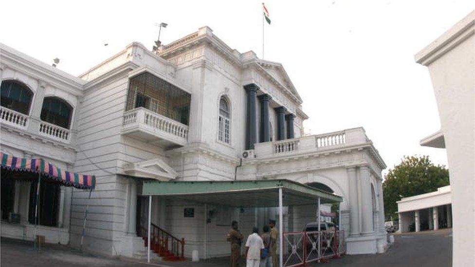 Tamil Nadu State Legislative Assembly and the State Secretariat at the Fort St George in Chennai, formerly Madras
